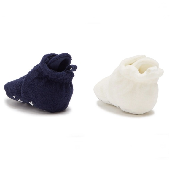 RO AND ME BY ROBEEZ Cozy Caleb Crib Baby Sneaker Bootie Navy + Ivory 12-18 Month - Picture 5 of 13